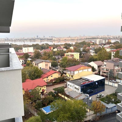 Alquiler de un nuevo apartamento de 1 habitación con balcón, cerca del lago Morii, Bucarest, Rumanía